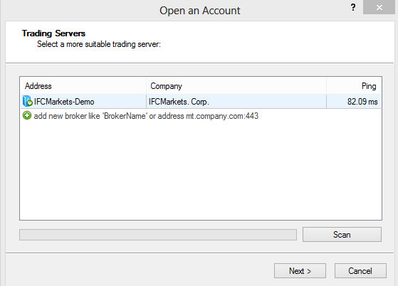 Trading server